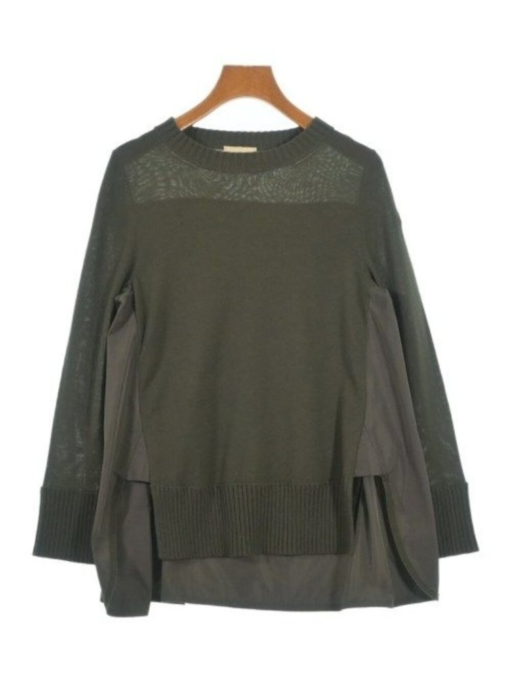 Moncler Knit Sweater Khaki